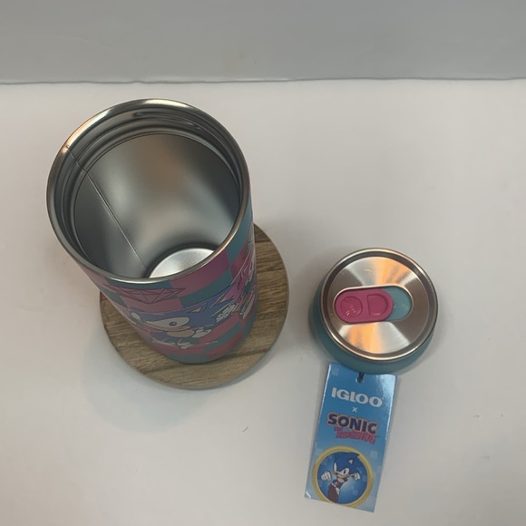 Sonic The Hedgehog Tumbler 16 oz Insulated Can New - Picture 4 of 10